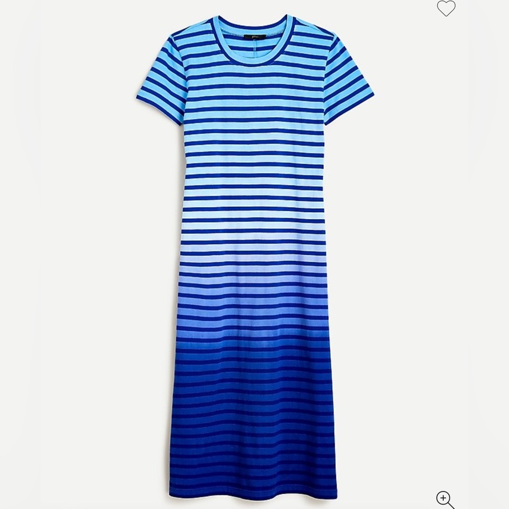 J. Crew Blue Raglan Sheath Dress Casual